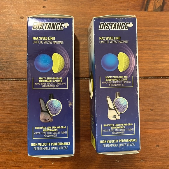 TaylorMade Distance + 6 Golf Balls Designed for Speed Hi-Visibility Yellow - Picture 4 of 5